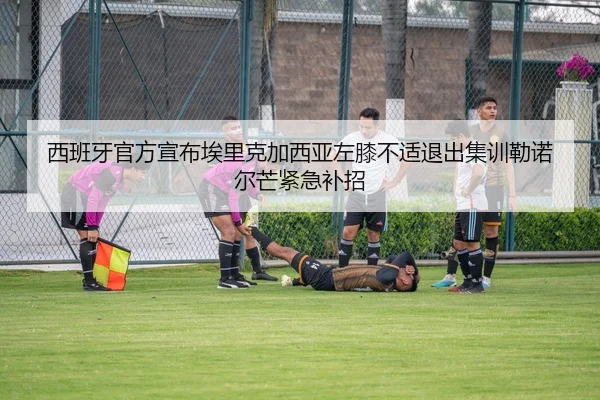西班牙官方宣布埃里克加西亚左膝不适退出集训勒诺尔芒紧急补招